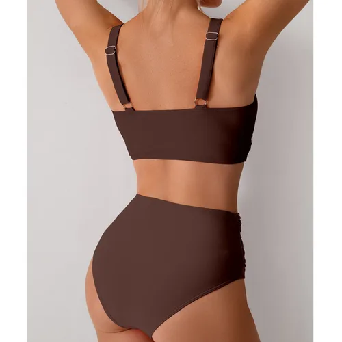 Imagen 2 del producto Bikinis sexis de verano, trajes de baño Push Up, traje de baño para mujer, ropa de baño para playa, trajes de baño, conjunto de Bikini de cintura alta, bañista para piscina