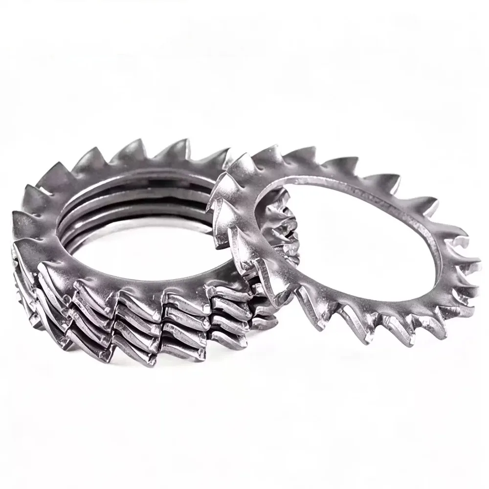 304 Stainless Steel GB862.2 External Serrated Washer DIN6798A External Tooth Anti Vibration Shakeproof Lock Gasket M3 to M20
