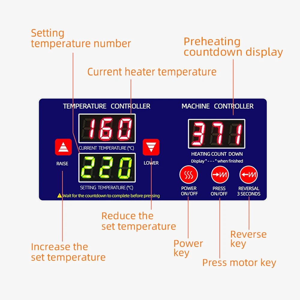 Smart Home Stainless Steel Oil Press B03S Digital Temperature Control Panel Peanut Coconut Flaxseed Energy-Saving Oil Press