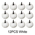 12PCS White