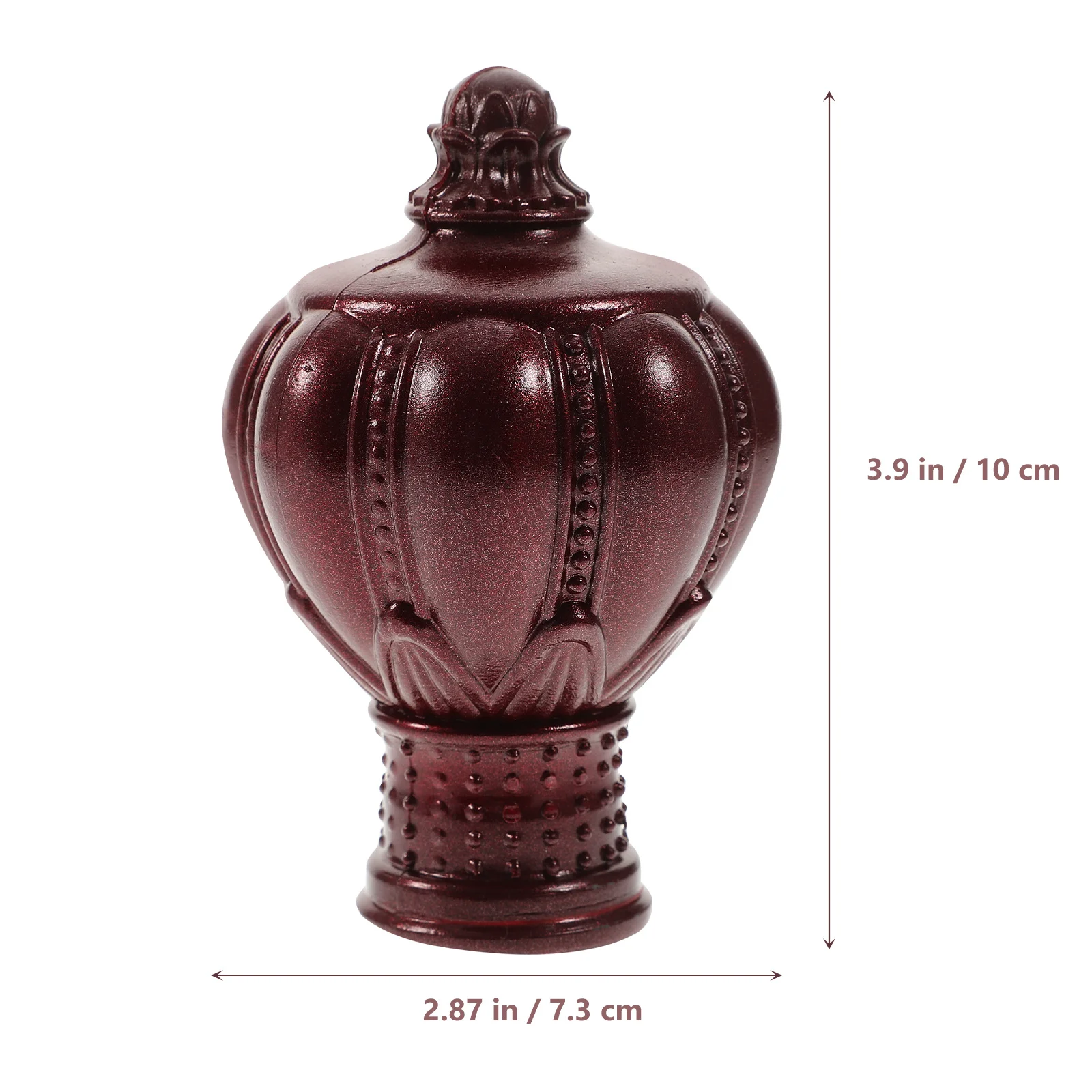 2 قطعة قضيب رئيس التوصيل البلاستيك نهاية قبعات ل 26-28 مللي متر قضبان الرجعية اكسسوارات الديكور المنزل اللون قضيب الستارة ينتهي تركيبات