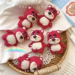 Crochet Kit Hand Knit Doll Bear DIY Knitting Amigurumis Doll Crocheting Craft kits With Full Set Material/Finished Creative Gift