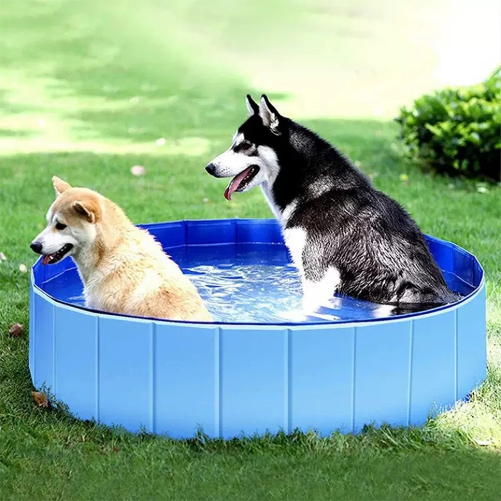 

80x20cm Foldable Pet Pool,Large dog Swimming Pool,Portable outdoor cat and dog pet swimming pool,Children's Swimming Pool
