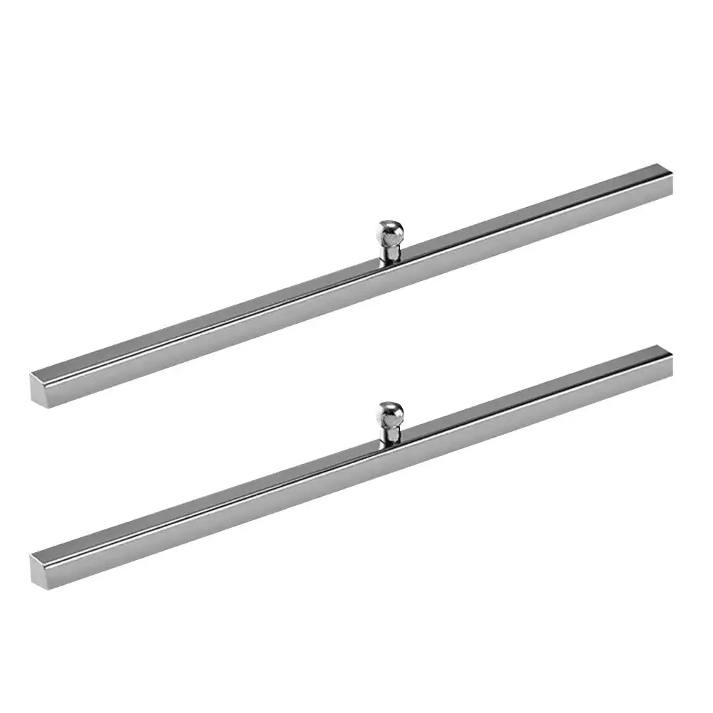 2Pcs White Iron Paperweight Calligraphy Training Tool Waterproof Easy Office Style Supplies