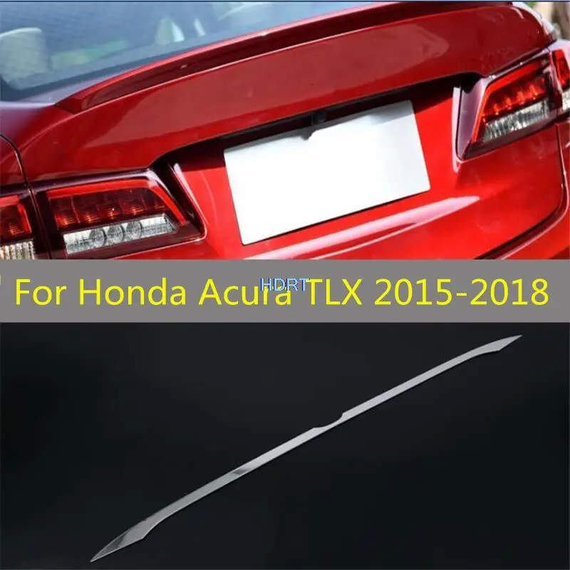 

Exterior Stainless Steel Rear Trunk Boot Center Mouldings For Honda Acura TLX 2015 2016 2017 2018 Car Styling Tail gate strip