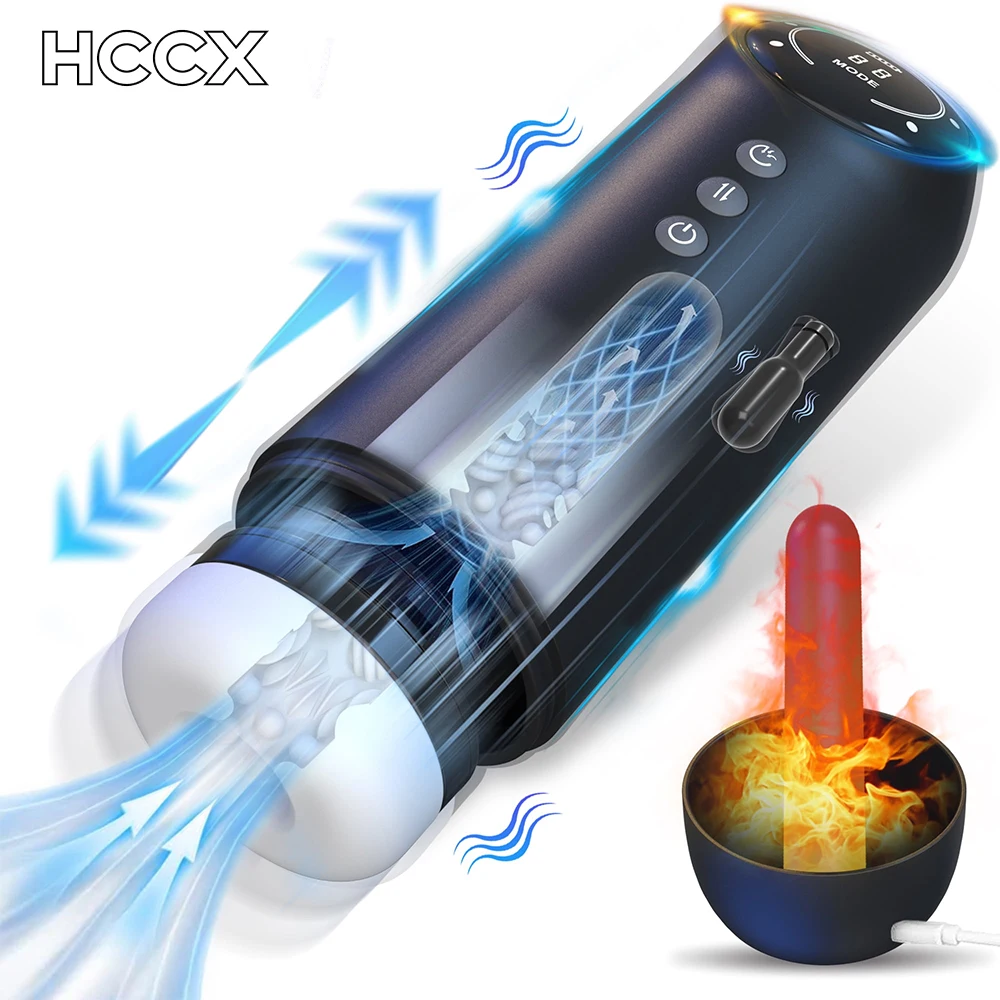 Copo de masturbação masculino telescópico aquecido sucção bolso buceta boquete máquinas sexuais brinquedo bens adultos para homens vagina masturbador