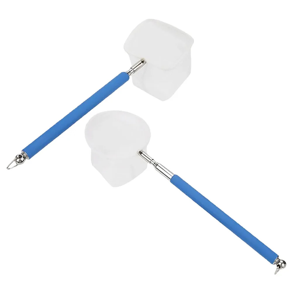 

2Pcs Small Extendable Shrimp Net Mini Telescopic Stainless Steel Aquarium Maintenance Cleaning Debris Removal Mesh Shrimp Net