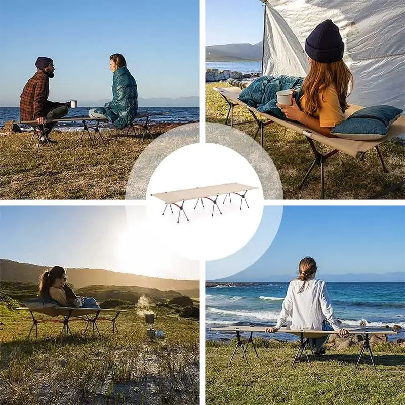 Portable folding beds wholesale camp bed foldable outdoor OEM image 6