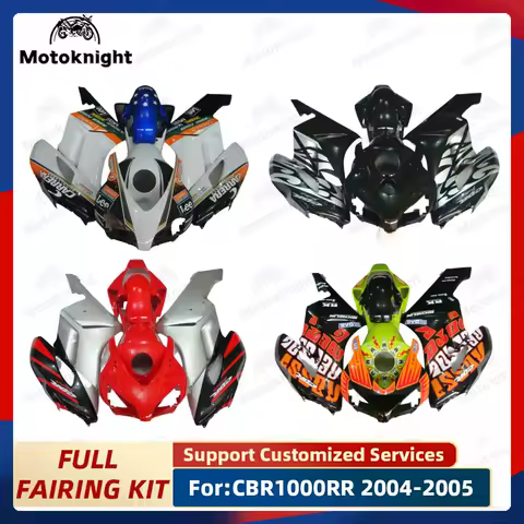 NEW ABS Motorcycle Fairings Kit fit for Honda CBR1000RR CBR1000 RR 2004 2005 CBR 1000 04 05 Bodywork full Fairing kit set ZXMT