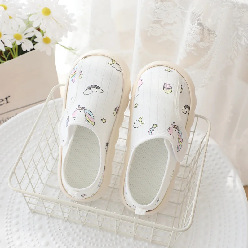 Lovely Soft Bedroom Indoor Goose Flats Slipper Summer Slippers For Women Cute Girl Autumn Pregnant Women's Unicorn Shoes