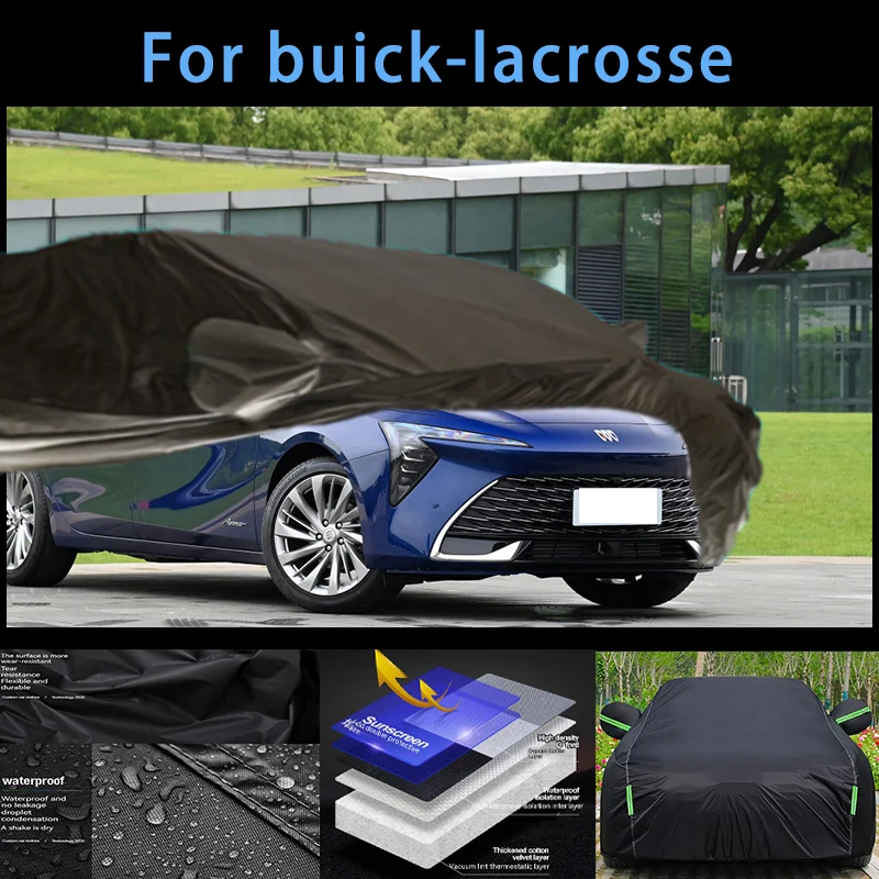 For buick-lacrosse Outdoor Protection Full Car Covers Snow Cover Sunshade Waterproof Dustproof Exterior Car accessories