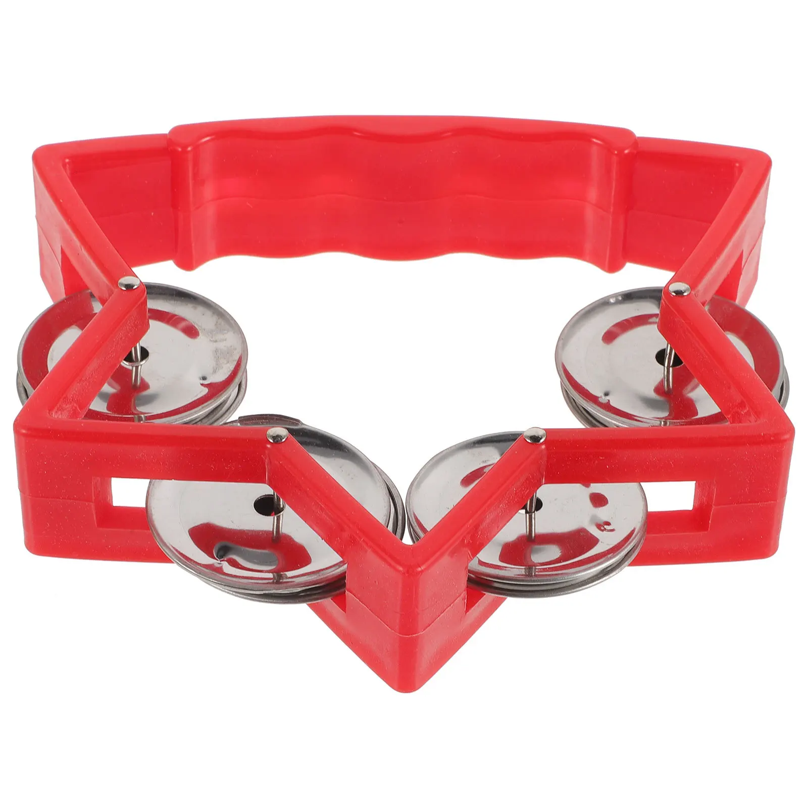

Instruments for Music Tambourine Hand Bell Shaking Preschool Musical Percussion