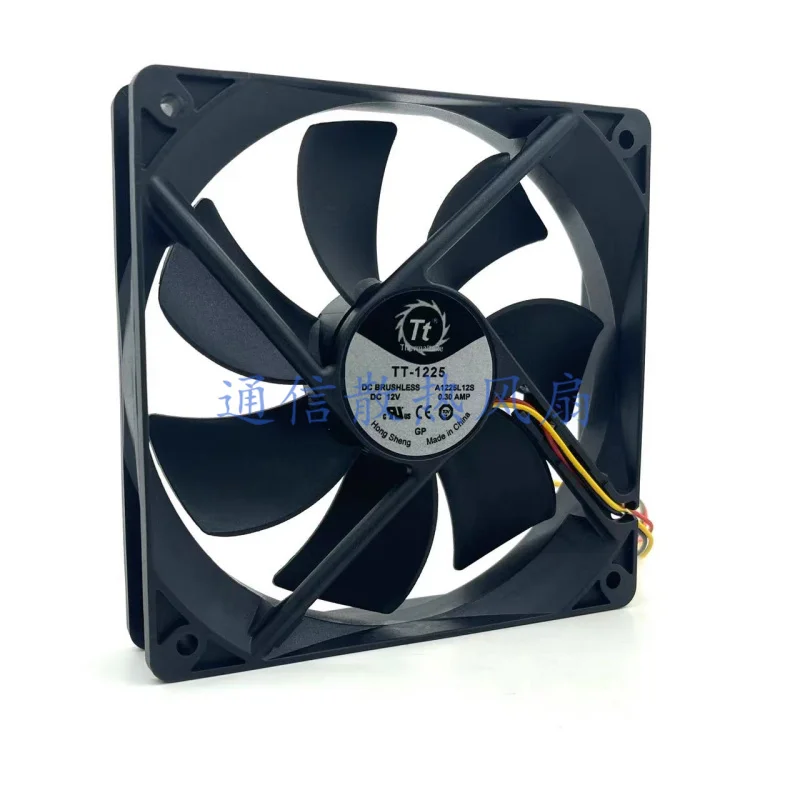 ل Thermaltake tt-1225 12 سنتيمتر كمبيوتر مكتبي وحدة المعالجة المركزية المياه المبرد ماتي مروحة الترا صامتة 3 دبوس 3P كتم هادئة مراوح التبريد