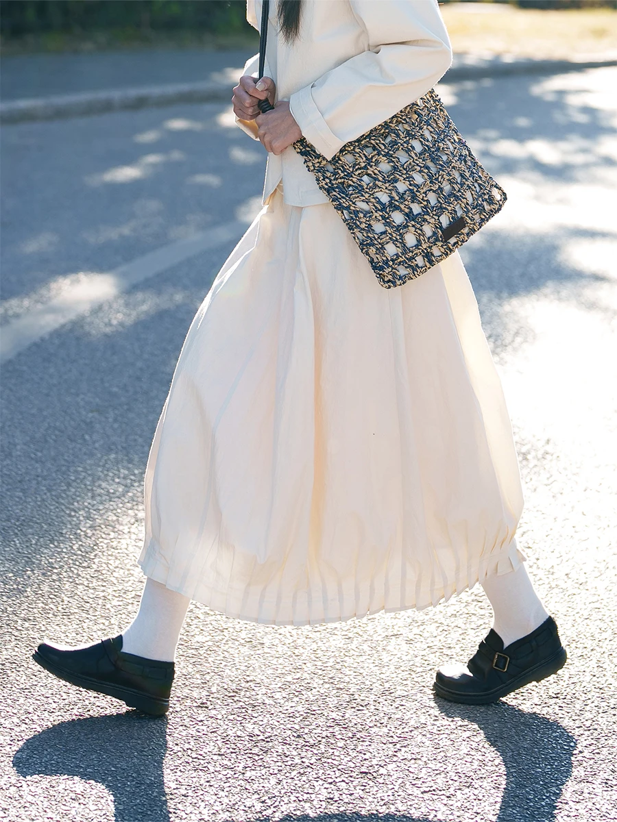 

Классическая женская юбка Healing Flower Bud, свободного кроя, высокого качества, для повседневной носки и поездок на работу