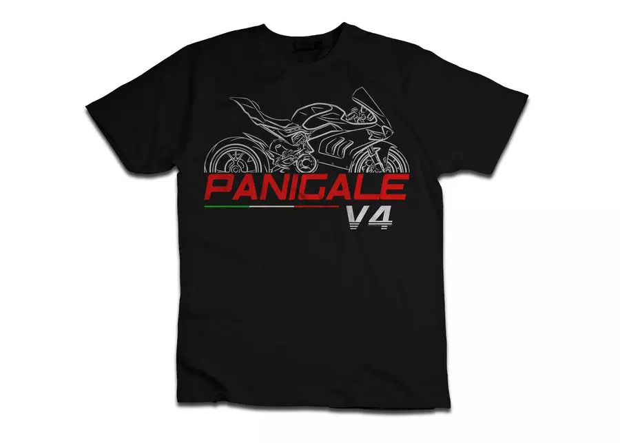 117 إيطاليا D Motorcyle Panigale Superleggera V4 تي شيرت الرجال متسابق الأعلى لمحبي سباق هدية #1