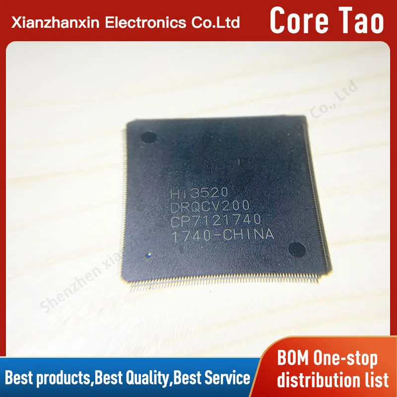 1PCS/LOT  HI3520DRQCV200 HI3520DV200 QFP Video security IC brand