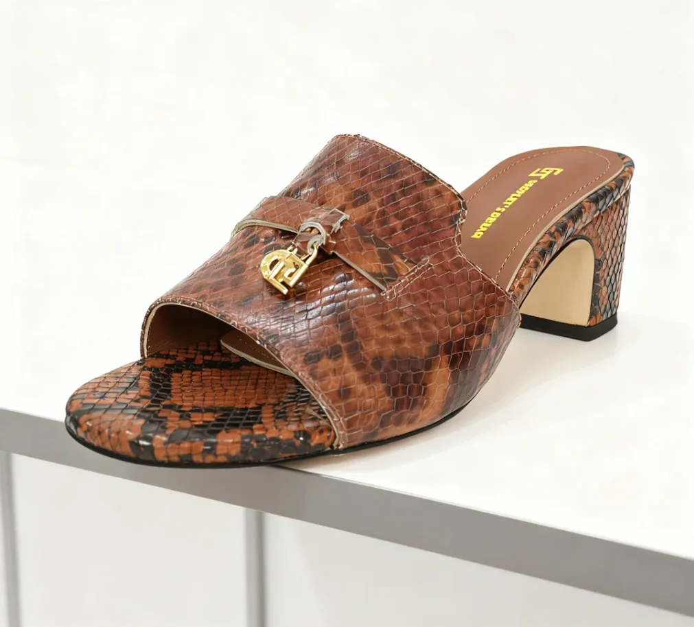 Image of Neue Damen High Heels, Übergrößen 35-44 Damenschuhe, Sommer, Offene Zehen Fischmaul-Schuhe, Handgefertigte Schuhe, Bestseller 2025