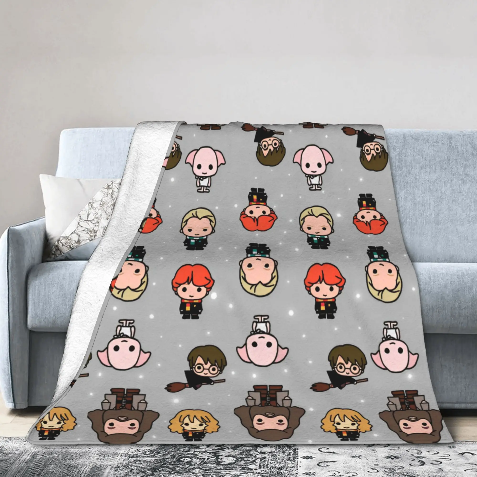 Manta de Harry Potter, Múltiples Tamaños, Súper Suave y Acogedora, Mantas para Sofá, Sillón y Cama