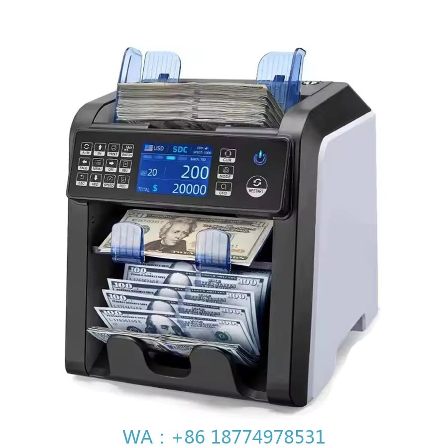 

CIS Multi Currency Sorter Mix Value 2 Pocket Bill Value Counter Banknote Counter Cash Counting Machine Bill Counters AL-950