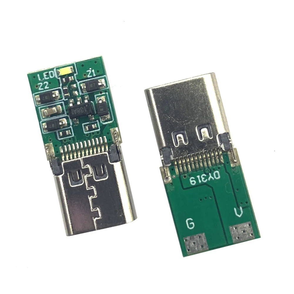 USB-C Female Jack Trigger Board Module PD Decoy Sockets Fast Charge Type-c 5V 9V 12V 15V 20V High Speed Power Delivery