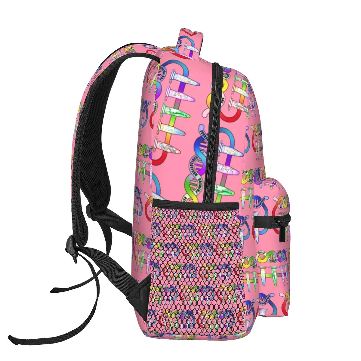 PCR Polymerase Chain Reaction Process Steps Backpacks Boys Girls Bookbag Children School Bags Cartoon Rucksack Shoulder Bag