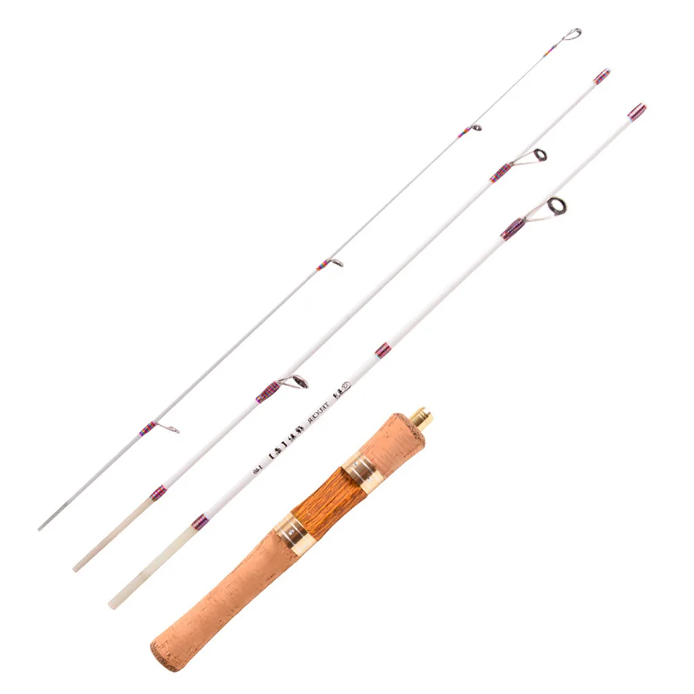 Alimentador macio vara de pesca mini vara de pesca vara de pesca telescópica 1.0/6.3mm portátil ultra-leve alimentador vara de pesca pesca
