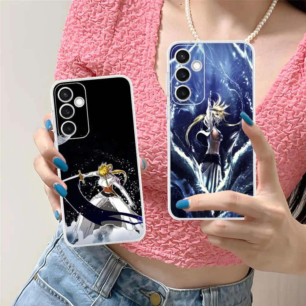 

Bleach Tier Harribel Cell Phone Case for Samsung Galaxy S25 S24 S23 S22 S21Plus FE Ultra Clear Colorful Cover Pretty Cover