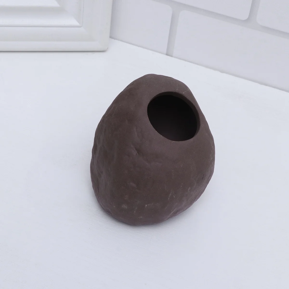 

Chic DIY Aquarium Fish Tank Landscaping Clay Pot Shrimp Hideout Decoration Ornament for Small Fish Shrimp Breeding Aquarium