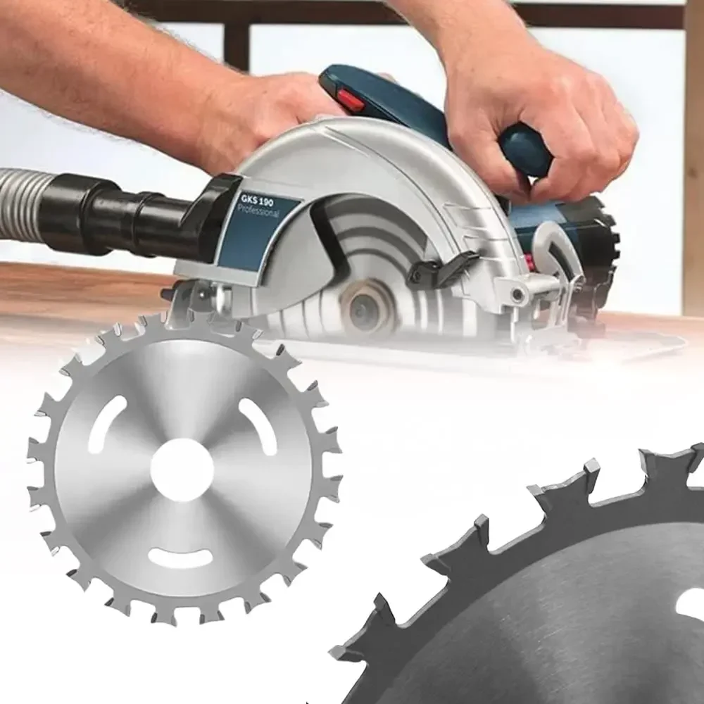 4Inch Alloy Woodworking Double Side Saw Blade Circular Cutting Disc Rotating Drilling Wood Plastic Aluminum And Steel