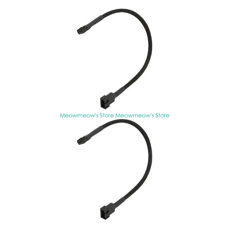 W91A 4PIN PWM 팬 스플리터 케이블 9.8 인치, PC 팬 스플리터 1 ~ 3/2/1 변환기