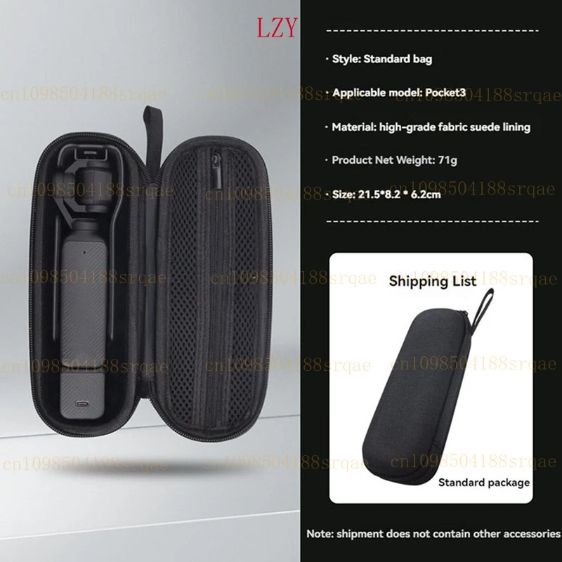 For DJI OSMO Pocket 3 Body Storage Bag Scratch Resistant Handbag Sport Camera