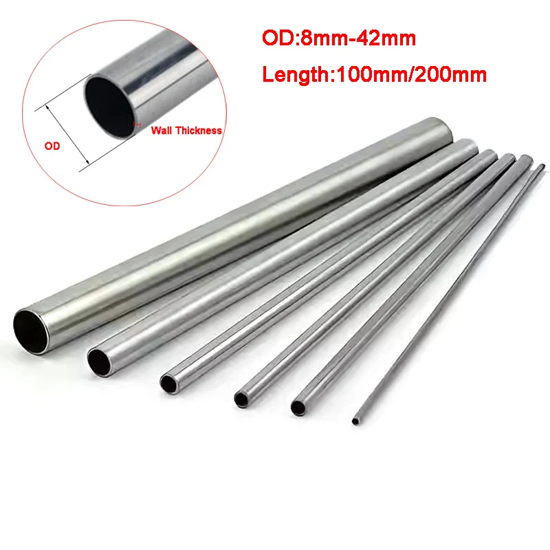 

304 Stainless Steel Pipe Hollow Round Pipe Outer Diameter 8~42mm Wall Thickness 1 To 3mm Seamless Straight Tube Round Tube