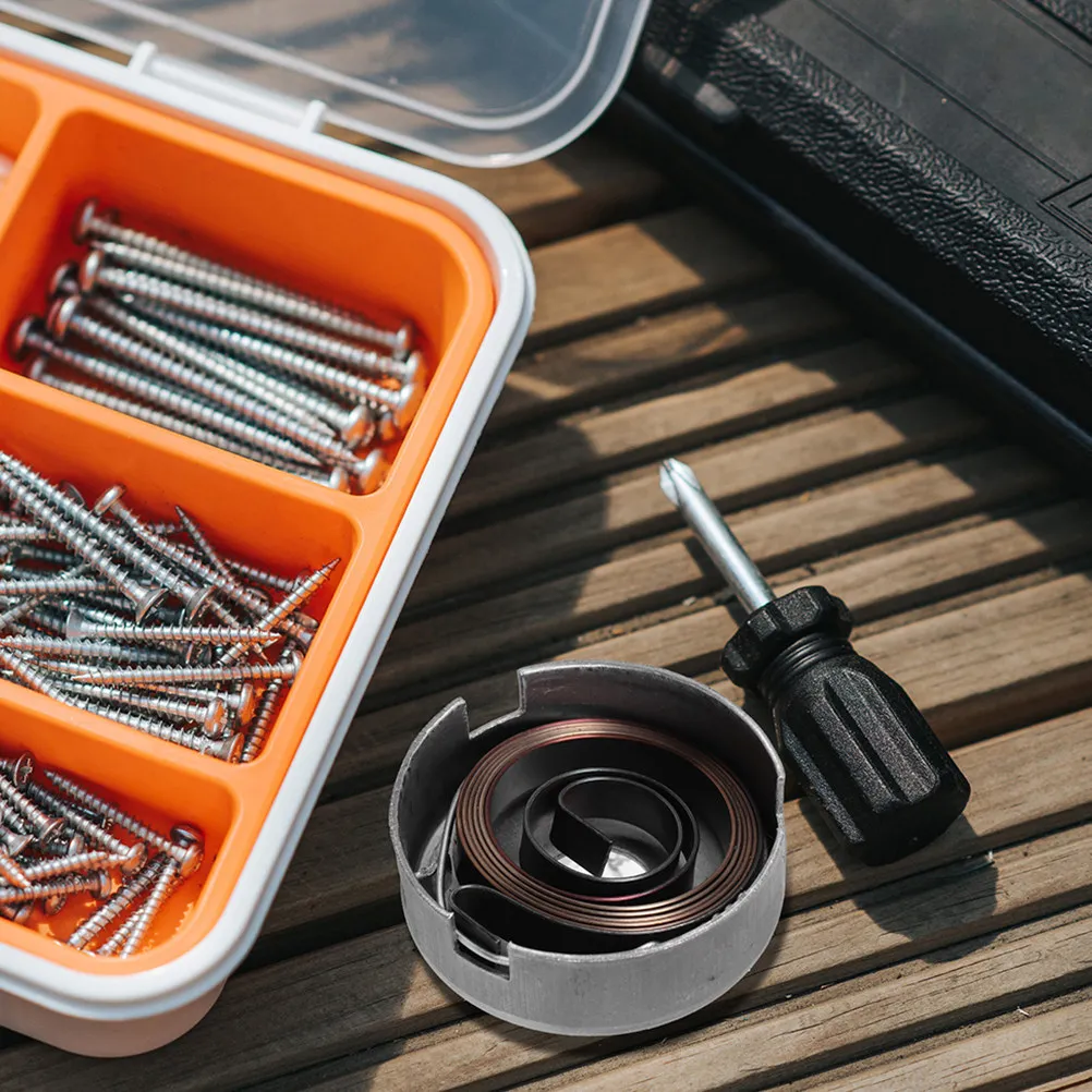 Heavy Duty Drill Press Return Springs Set – Steel Coil Spring Replacement for Bench Quill Feed Assembly