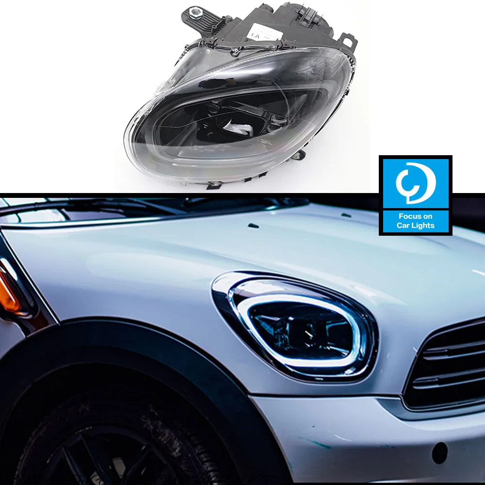 Car Front Headlight for MINI R60 LED 2007-2016 Countryman HeadLamp Styling Dynamic Turn Signal Lens Automotive Accessories 2PCS