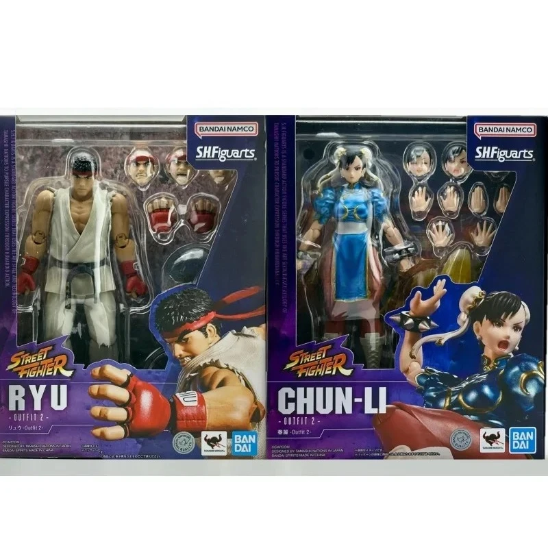 

Bandai Shf Street Fighter Costume 2 Dragon Dragon Chunli Action Figure Toy Action Figure Toy Toy Children's Gift in Stock