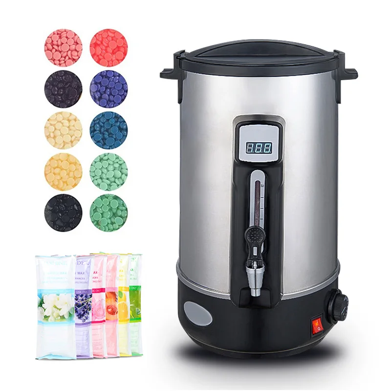 

Professional Electric Paraffin Machine Wax Heater Hair Removal Wax Warmer Kit Pot Stainless for Home Use