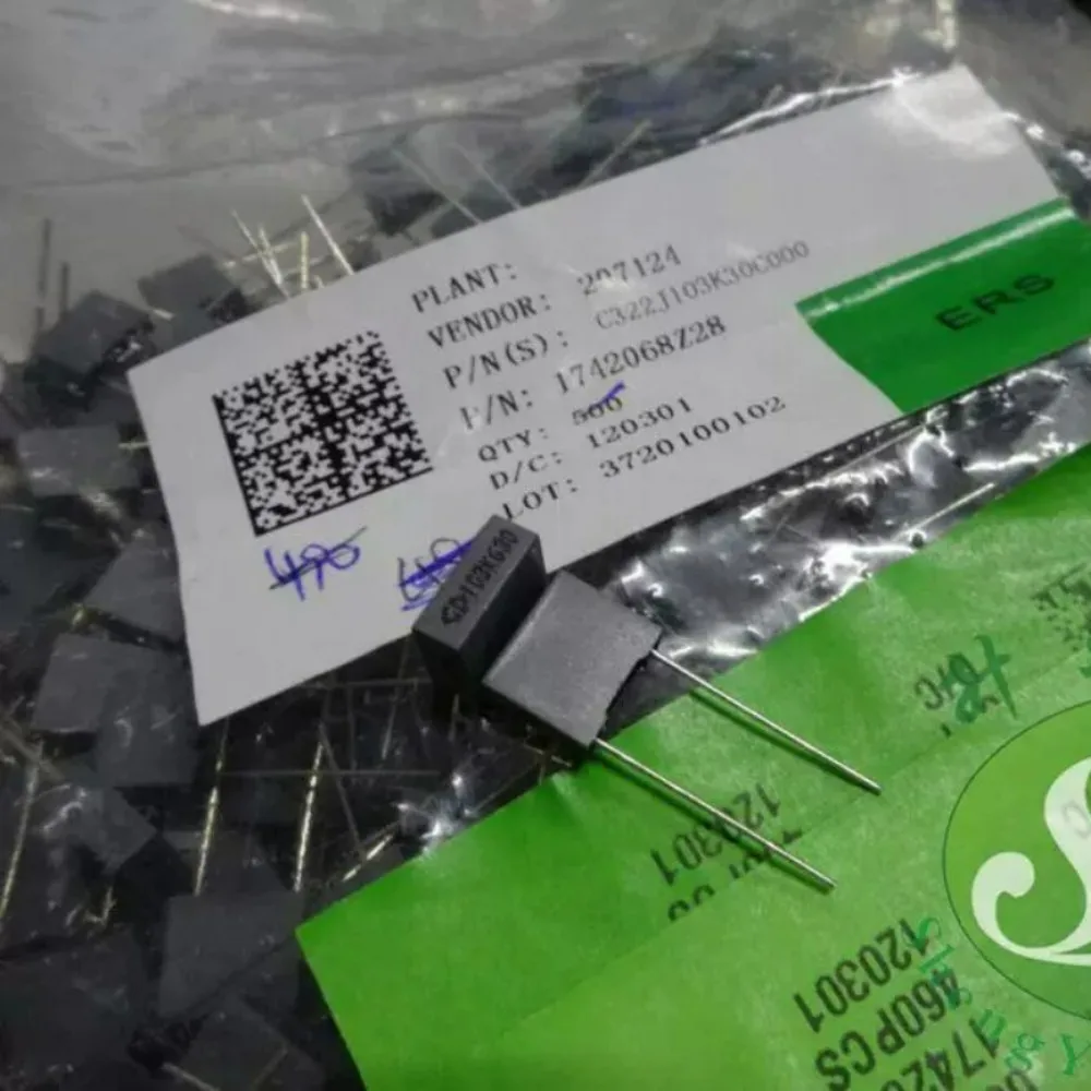

20pcs/lot Fara 0.01uf 630v 10nf 103 Brand New 8mm Film Capacitor C322J103K