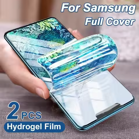 2Pcs Hydrogel Film For Samsung Galaxy A35 A54 A13 A53 A52 A12 A22 A33 A32 A06 A52S A73 A05 A04 A55 A14 C55 M55 Screen Protector
