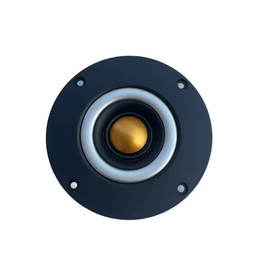 

GHXAMP TP-0025-1 1-Inch Gold Aluminum Diaphragm Hi-Fi Tweeter, 25mm Voice Coil, Dual Magnet, 4 Ohm 30W, 1PC