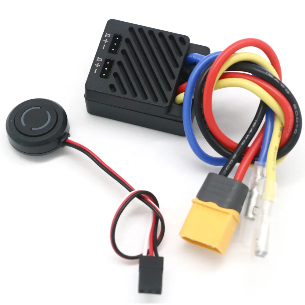 ISDT ESC70 ESC90 WP 1080 70A 90A Waterproof ESC  2~3S Adjustable BEC Phone Control 540/550 Brushed Motor For 1/8 1/10 Car thumbnail 4