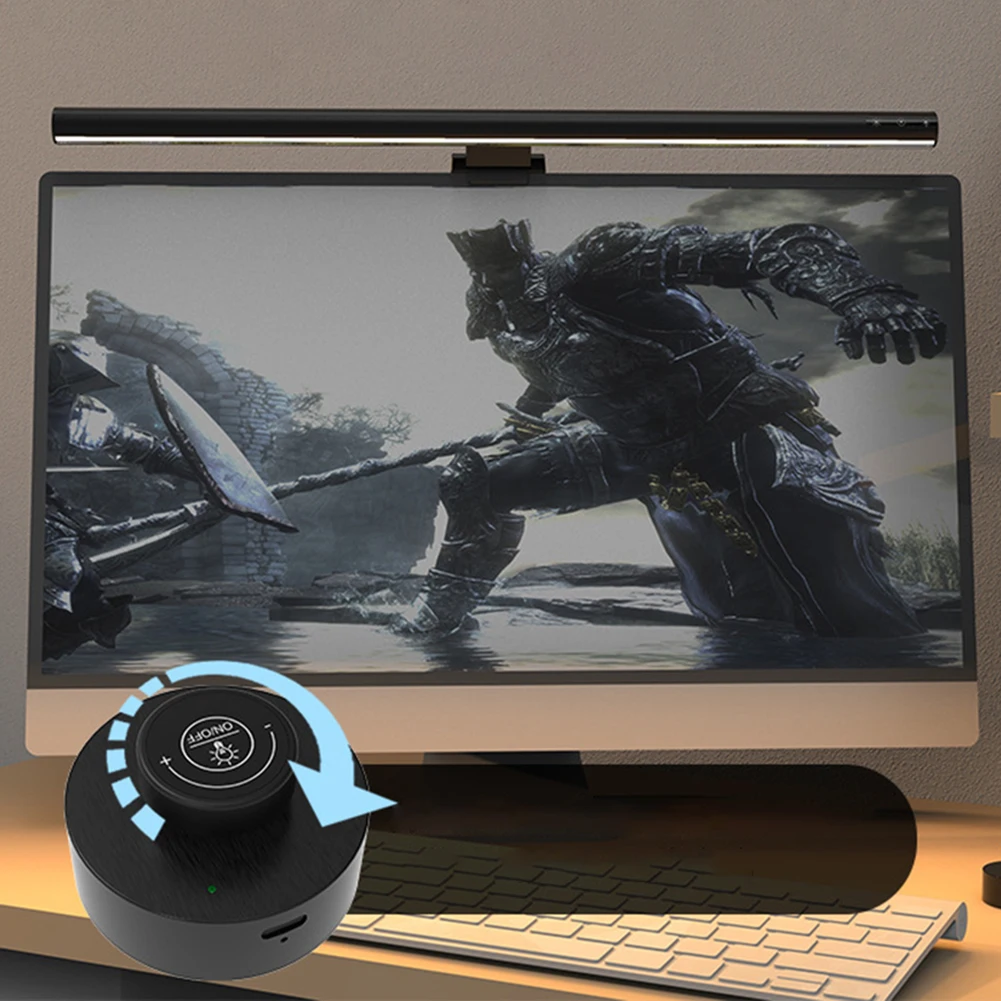 

LED Computer Monitor Light Bar Wireless Remote Control Computer Light USB Powered Eye-Care Monitor Light Bar for Home and Office