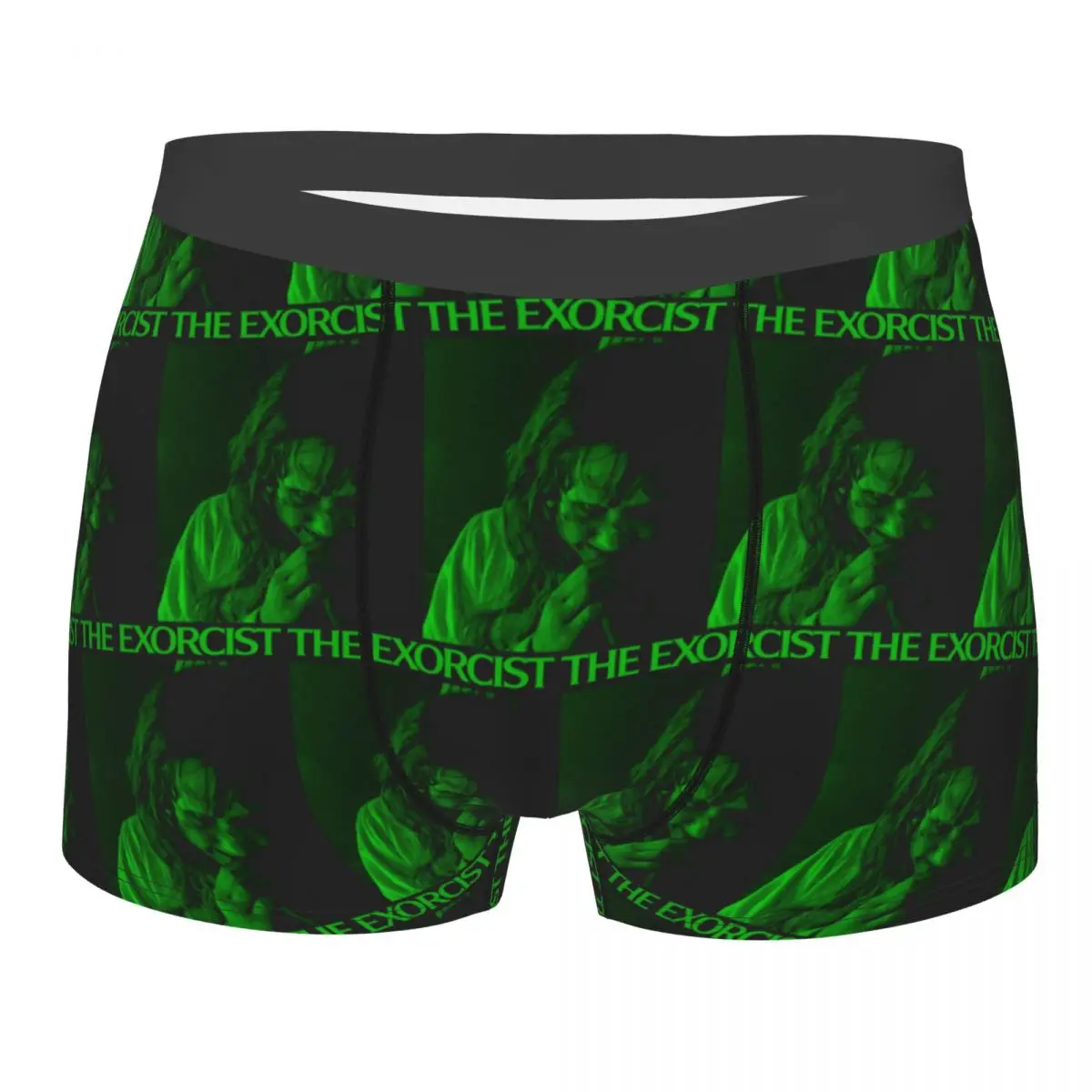 Boxer Underpants Shorts The Exorcist Green Panties Men's Breathable Underwear for Homme Man Boyfriend Gift