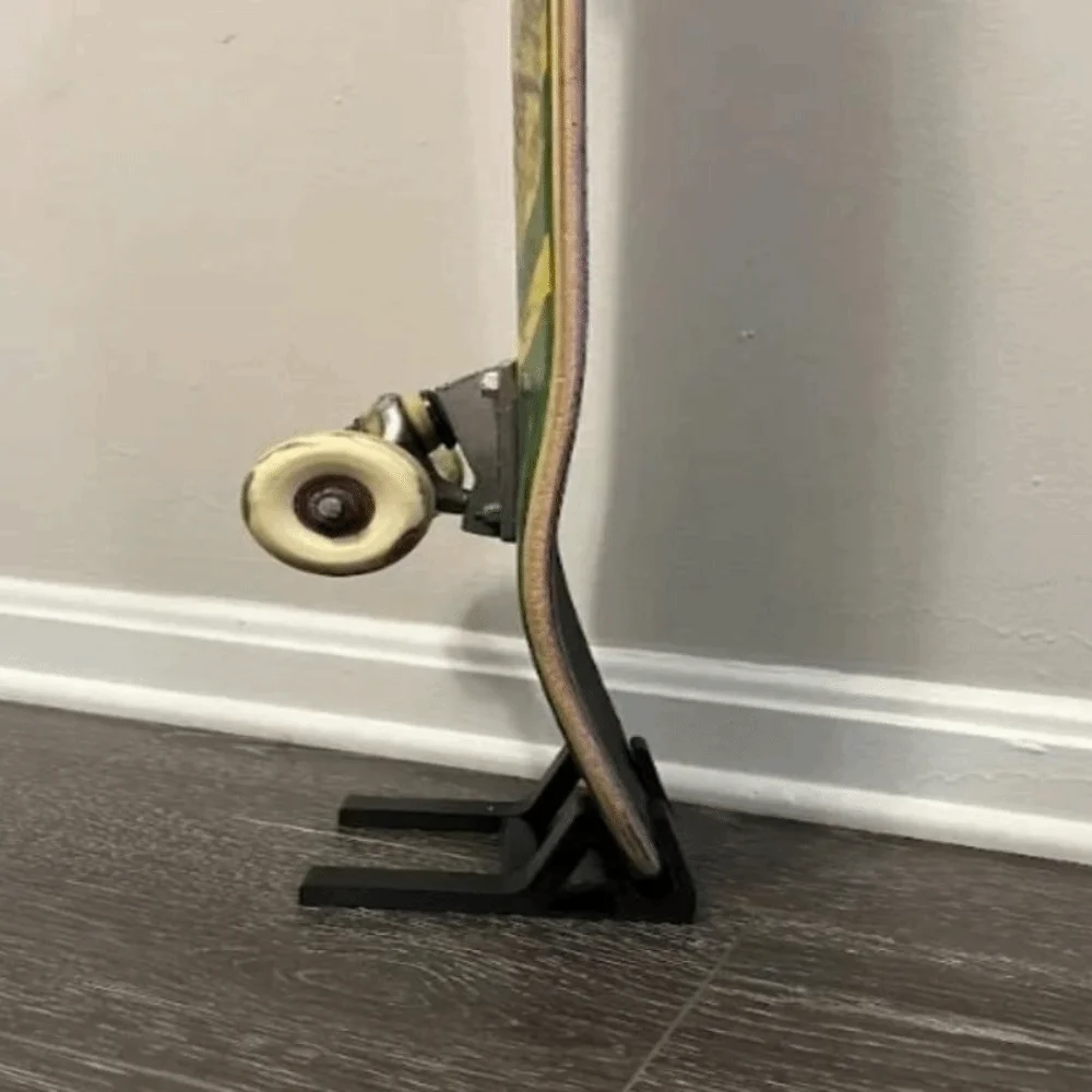 

Universal Skateboard Storage Base Fixed Base Space Saver Vertical Skateboard Stand 3D Printed Stable Skateboard Accessories Home