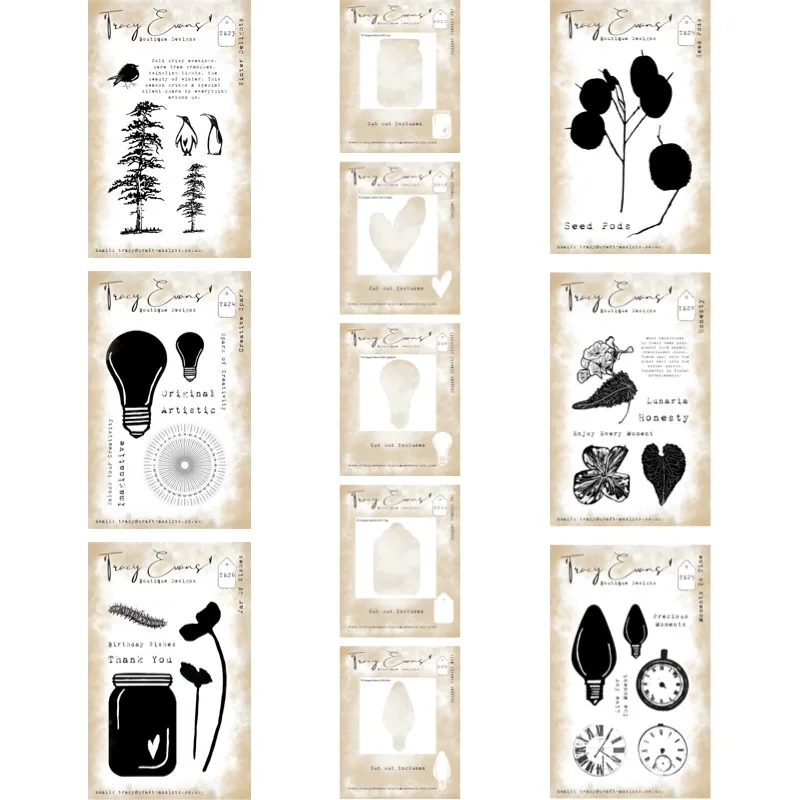 Jar of Wishes Light bulb Tag Patch Cut Metal Stencil and Stamp for Scrap Booking Stencil Album Paper DIY Gift Card Decoration