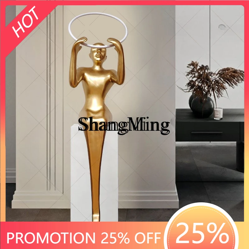 

FG Hotel Lobby Aisle Entrance Floor Sales Office Decoration Large Sculpture Decoration Crafts