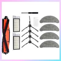 ABRG-13PCS For Xiaomi Roidmi EVE Plus Robotic Vacuum Cleaner Mop Cloth Hepa Filter Brush Dust Bag Spare Parts Replacement
