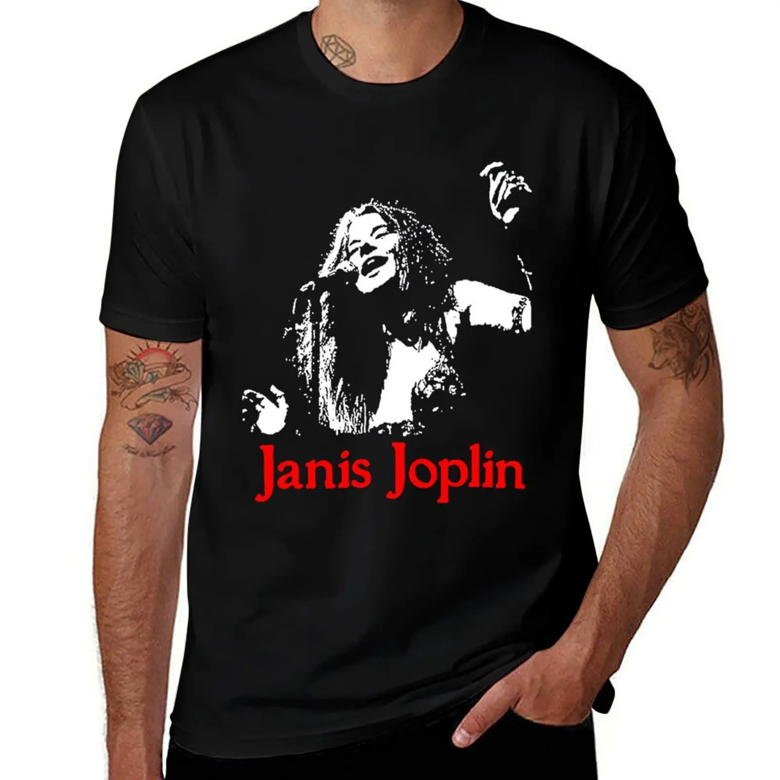 

Janis-Joplin T-Shirt cotton tshirt 100% cotton t shirts high quality t shirts cotton 100% T-shirt