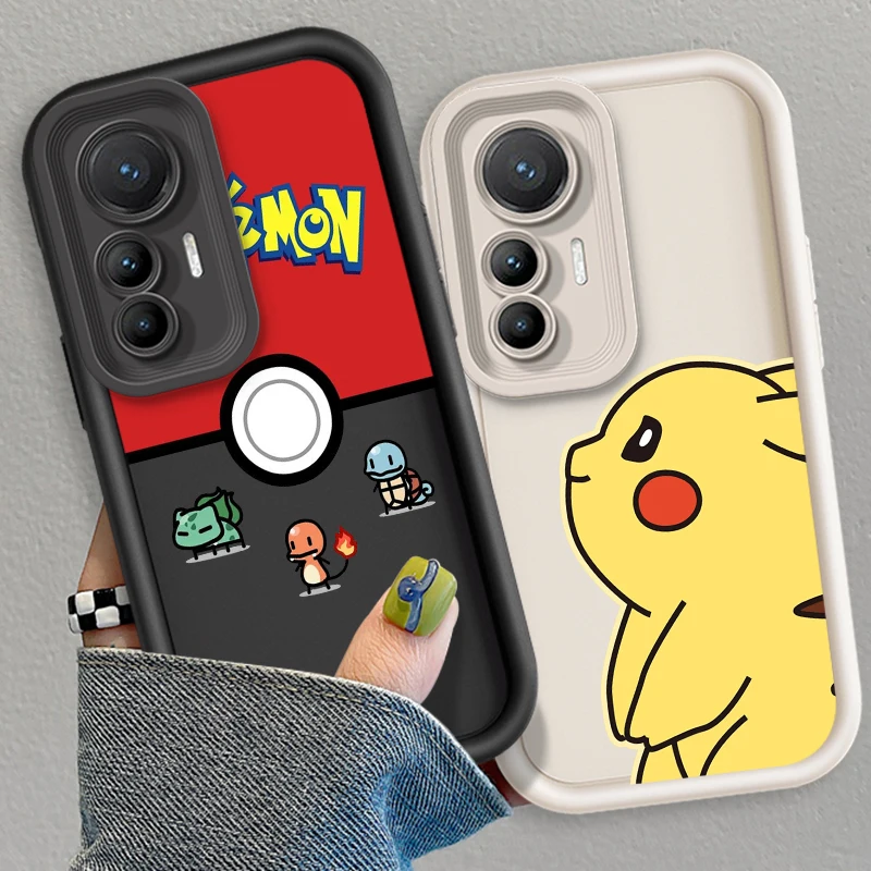 Мультяшный P-покемоно, чармандерс, глазная лестница для Xiaomi MI 14 12T 11 Lite Poco M3 X5 X4 F5 F4 F3 F2 GT Pro, мягкий чехол для телефона