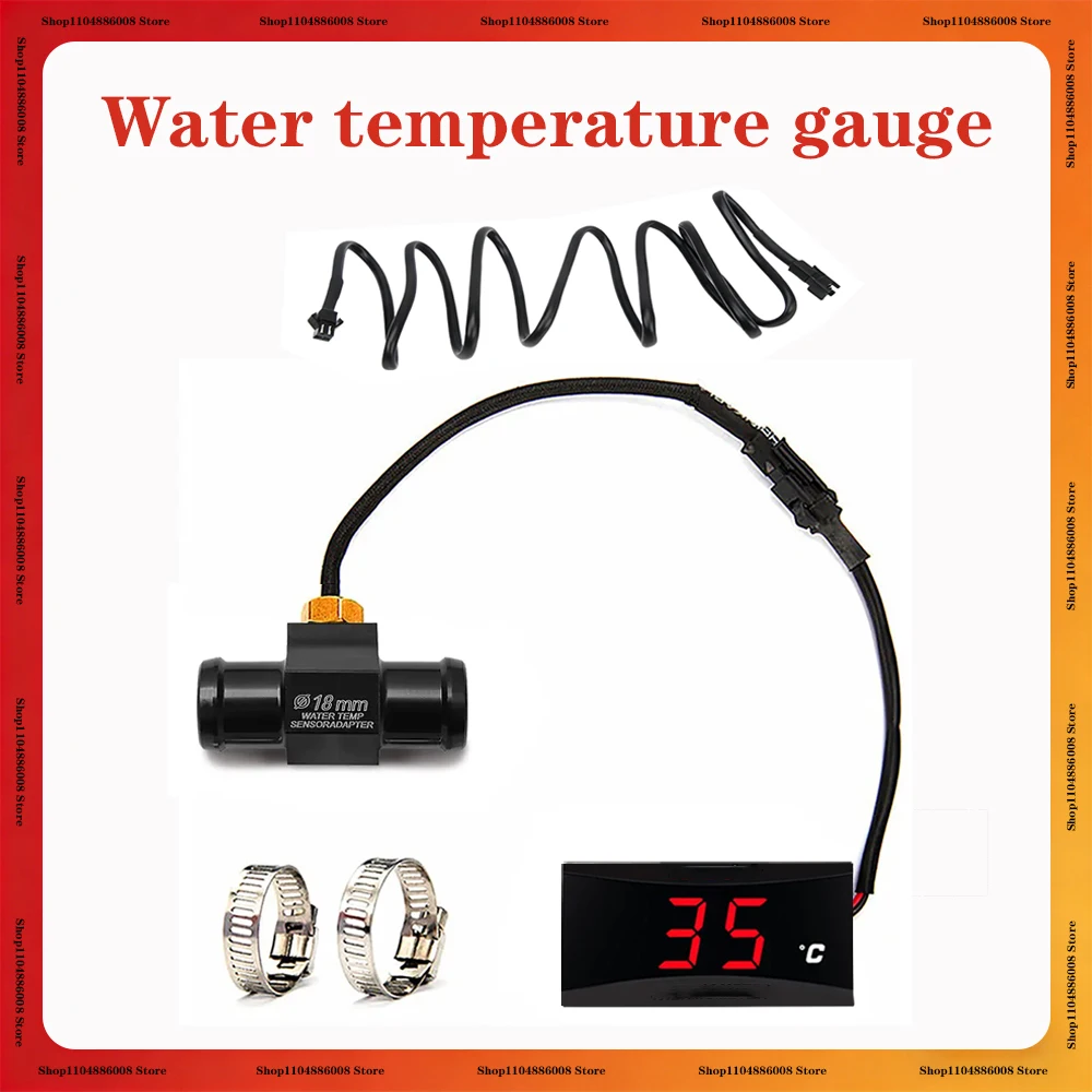 Universal motorcycle water temperature gauge motorcycle temperature measuring instrument modificat thermometer