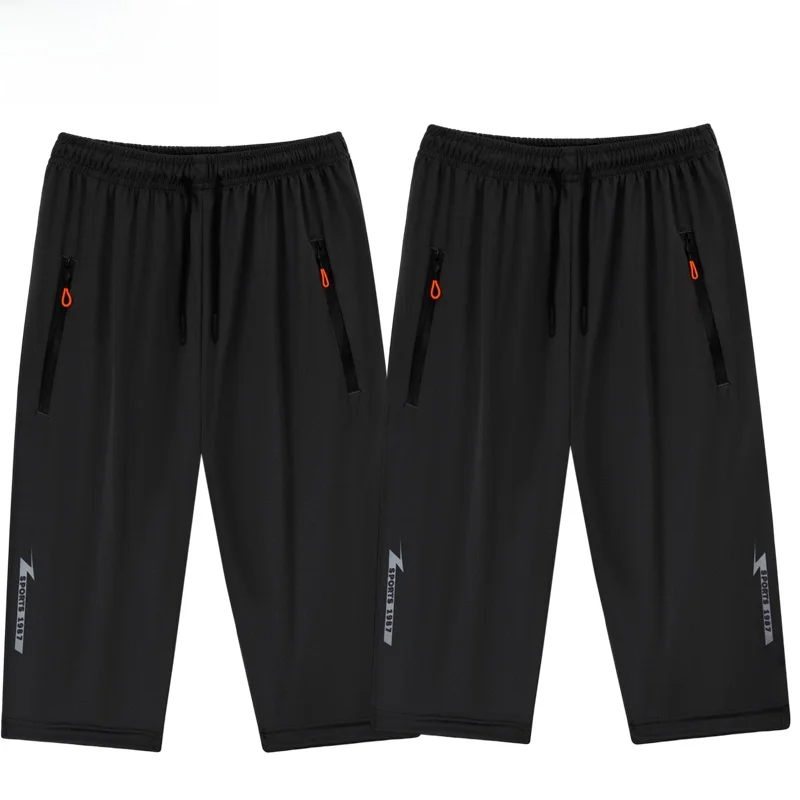 

Men's Ice Silk Casual Loose orts Qui Dry Thin Sport Pants Summer Comfortable Breathable Lightweight Cargo orts